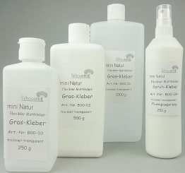 MiniNatur 800-04 – Gras-Kleber, flexibel und matt, Pumpspray, 250g 