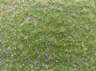 miniNatur 611-23S – Naturwiese niedrig, Matte 17 x 26 cm, Herbst 