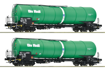 Roco 6600147 – 2-teiliges Kesselwagen-Set Zans der OnRail 