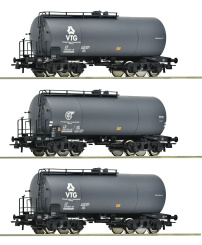 Roco 6600162 – 3-teiliges Kesselwagenset der VTG 