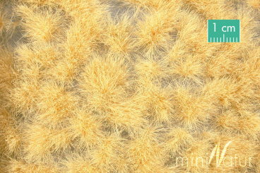 MiniNatur 727-35S – Grasbüschel lang, Goldbeige, 8x15cm 