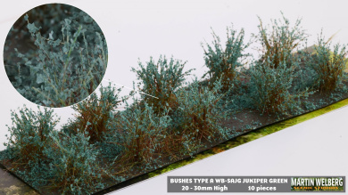 Martin Welberg Scenic Studios SALG – Büsche Typ A Wacholdergrün 