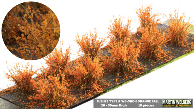 Martin Welberg Scenic Studios SAOH – Büsche Typ A Orange Herbst 