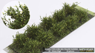Martin Welberg Scenic Studios SDG – Büsche Typ D gelb 