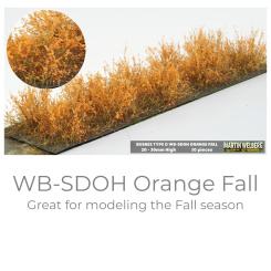 Martin Welberg Scenic Studios SDOH – Büsche Typ D Orange Herbst 