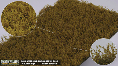 Martin Welberg Scenic Studios LWAG – Unkraut hoch, Herbstgold, 4-12 mm 