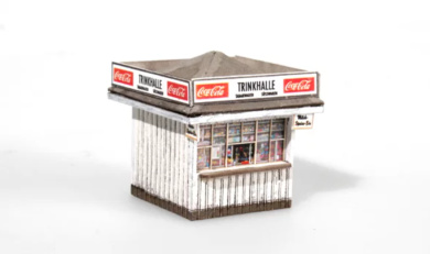 MBZ 10133 (H0) – Lasercut-Bausatz Kiosk / Trinkhalle 