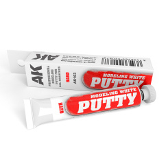 AK Interactive AK103 – Modellierknete, Modelling Putty, weiß, 20 ml 