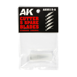 AK Interactive AK9515-A – 5 Ersatzklingen für Bastelmesser, Hobby Knife AK9515 