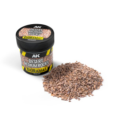 AK Interactive AK8307 – Naturgestein Wüste, Desert Medium Rocks, 100 ml 