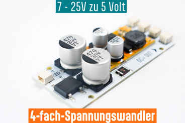 Modellbahn Displays – 5V Gleich-Spannungsregler 