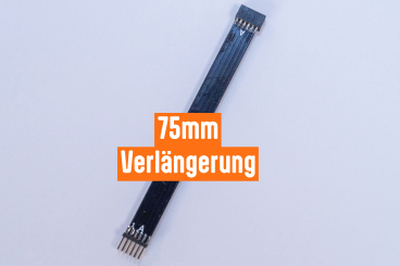 Modellbahn Displays – Verlängerung für Zugzielanzeiger, 75 mm 