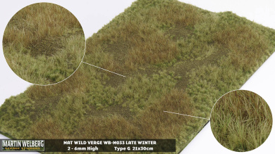 Martin Welberg Scenic Studios M033 – Wildwuchs Winter, Fertigmatte 