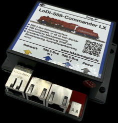 Lokstoredigital LoDi020 – LoDi-S88-CommanderLX, leistungsstarkes Interface für Rückmeldung 