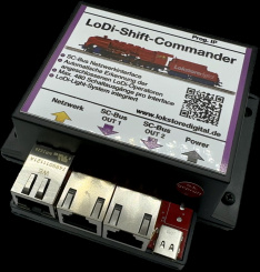 Lokstoredigital LoDi001 – LoDi-Shift Commander  Zentrale für Schalten, Weichen, Signale und Beleuchtung 