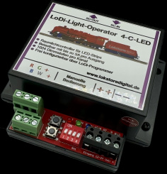 Lokstoredigital LoDi006 – LoDi-Light-Operator 4-C-LED zur digitalen Steuerung von LEDs 