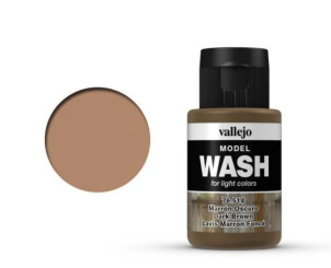 Vallejo Model Wash 76514 – DARK BROWN, 35 ml 