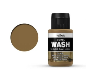 Vallejo Model Wash 76520 – DARK KHAKI GREEN, 35 ml 