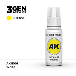 AK Interactive AK11001 – White Intense / Weiß, 18ml 