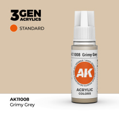 AK Interactive AK11008 – Grimy Grey / Schmutziges Grau, 18ml 