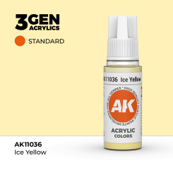 AK Interactive AK11036 – Ice Yellow / Eisgelb, 18ml 