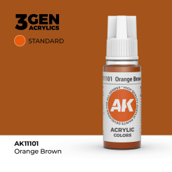AK Interactive AK11101 – Orange Brown / Orangebraun, 18ml 