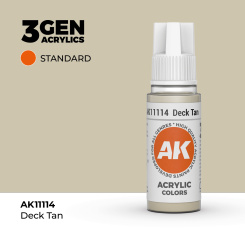 AK Interactive AK11114 – Deck Tan / Deckbräune, 18ml 