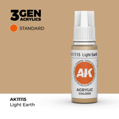 AK Interactive AK11115 – Light Earth / Helle Erde, 18ml 