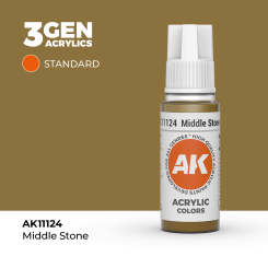 AK Interactive AK11124 – Middle Stone / Mittlerer Stein, 18ml 