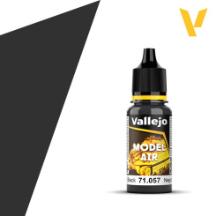 Vallejo 71057 – Model Air Schwarz, 18 ml 