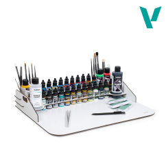 Vallejo 26013 – Arbeitsstation für Farben und Pinsel, 50 × 37 cm 