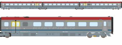 Dekas DK-8751052 – Dieseltriebwagen SJ Y2 der Kustpillen, digital (DCC/M4) 