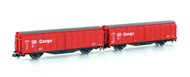 Hobbytrain H24651 (N) – 2tlg. Schiebewandwagenset der DB Cargo 