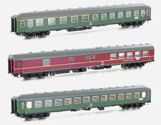 Hobbytrain H43037 (AC) – 3-teiliges Personenwagenset der DB 
