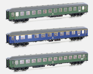 Hobbytrain H43041 (AC) – 3-teiliges Personenwagenset der DB 