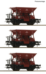 Roco 6600283 – 3-tlg. Set Talbot-Schotterwagen der ÖBB 