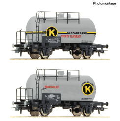 Roco 6600302 – 2-teiliges Kesselwagen-Set der SJ 