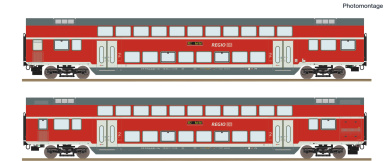Roco 6220249 (AC) – 2-teiliges Doppelstockwagen-Set der DB AG, digital 