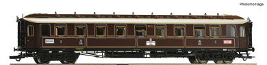 Roco 6200239 – 3. Klasse Schnellzugwagen C 4ü (Pr08) der K.P.E.V., Zugschluss 