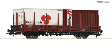 Roco 6600289 – Rungenwagen mit Containern der NS 