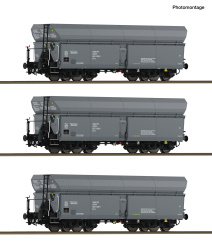 Roco 6600324 – 3-teiliges Set Selbstentladewagen der PKP 