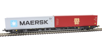 Igra 96011105 (AC) – Containerwagen Sggnss-XL MAERSK, MSC der Rhein Cargo 