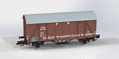 Igra 96600017 (TT) – Gedeckter Güterwagen Ztr der CSD, 1968 