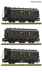 Fleischmann 6260128 (N) – 3-teiliges Personenwagen-Set der DRG 