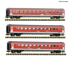Fleischmann 6260126 (N) – 3-teiliges Reisezugwagen-Set 1 „München-Nürnberg-Express“ der DB AG 