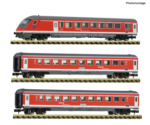 Fleischmann 6270127 (N) – 3-teiliges Reisezugwagen-Set 2 „München-Nürnberg-Express“ der DB AG, digital (DCC) 