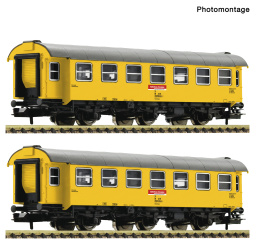 Fleischmann 6260123 (N) – 2-teiliges Umbauwagen-Set der DB Bahnbau 