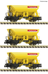 Fleischmann 6660174 (N) – 3-teiliges Schotterwagen-Set der DB Bahnbau Gruppe 