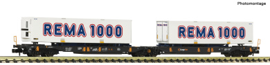 Fleischmann 6660181 (N) – Doppeltaschen-Gelenkwagen T2000 der CargoNet 