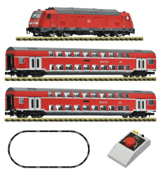 Fleischmann 5160006 (N) – Analog-Startset mit Diesellok BR 245 und Personenzug der DB AG 